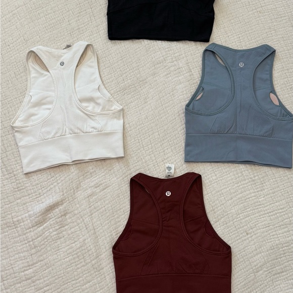 Lululemon Set - Racerback High-Neck Bras - Picture 2 of 3